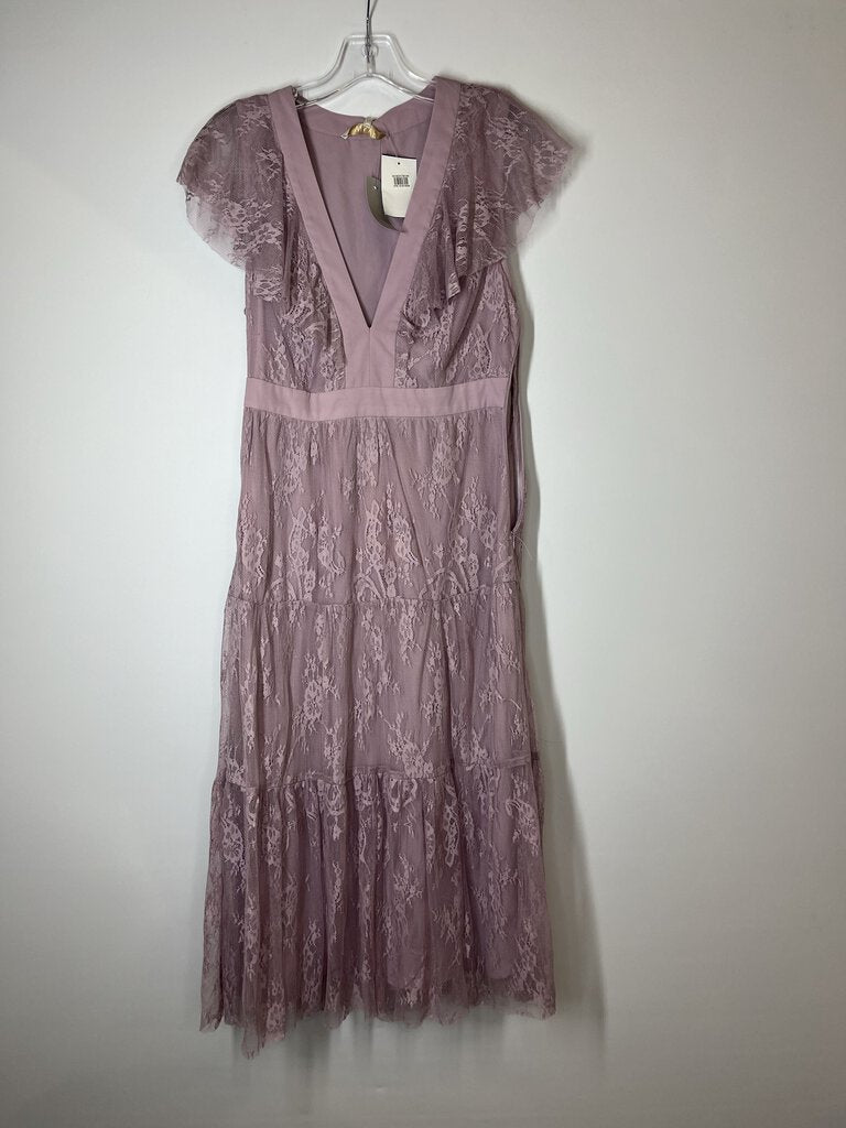 Wayf Dress S Dusty Purple Lace