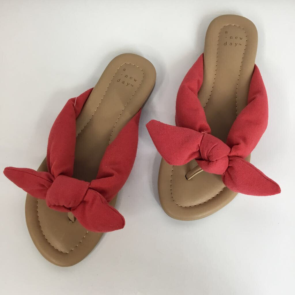 A New Day Sandals 7 Red