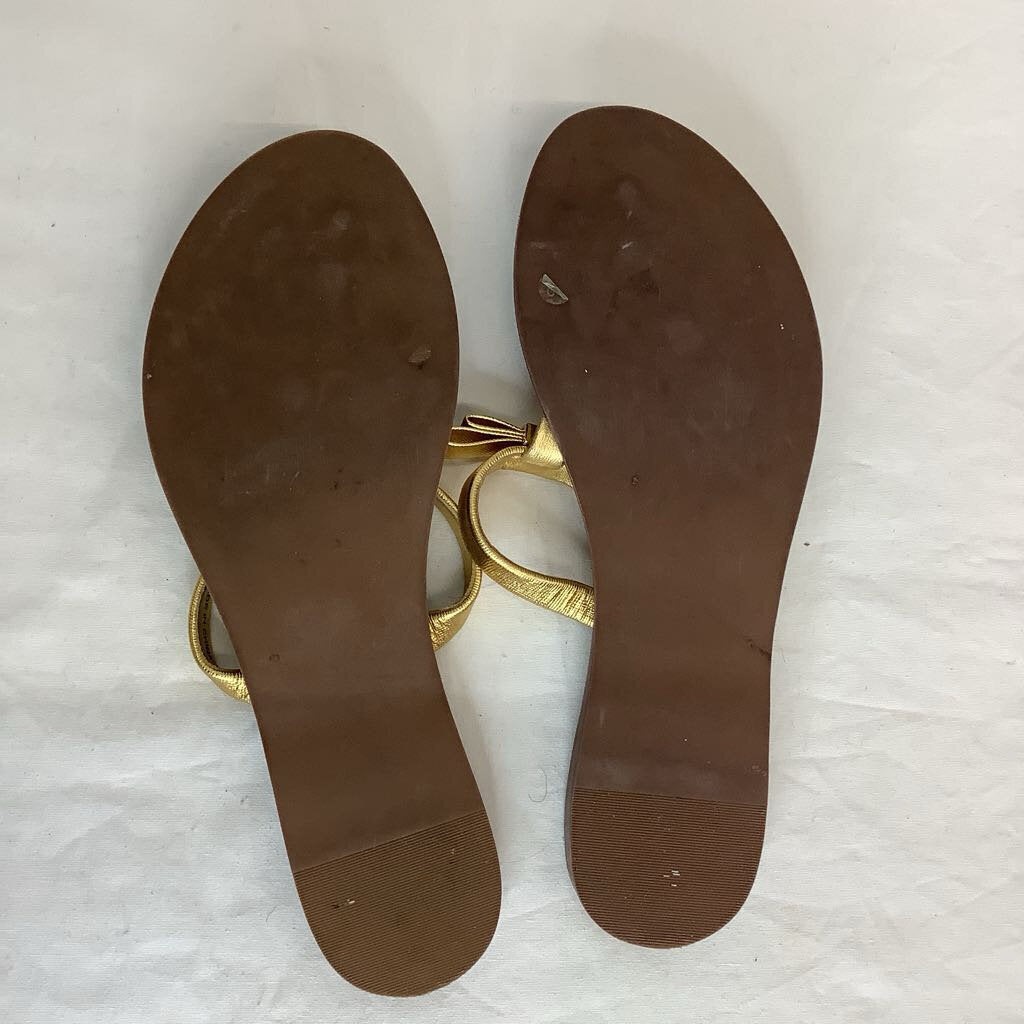 Tory Burch Sandals 6 Gold/Brown