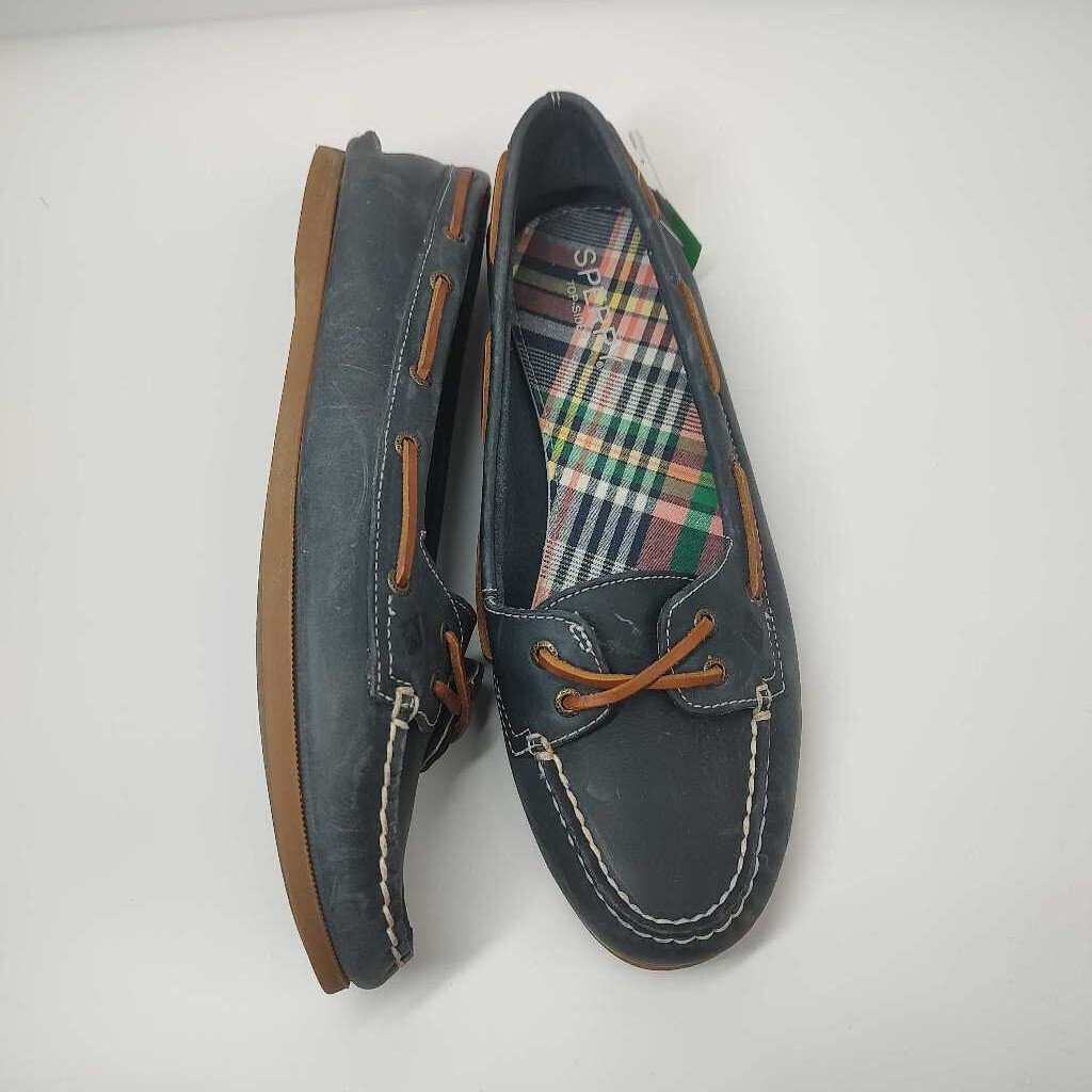 Sperry Shoes 9 Blue Leather