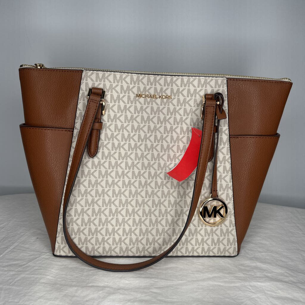 Cream mk purse hotsell