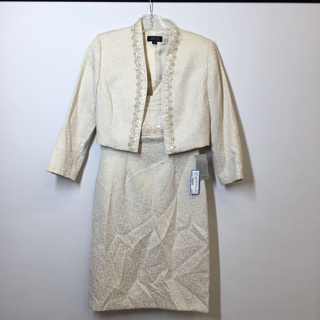 Tahari Dress 2/XS Cream