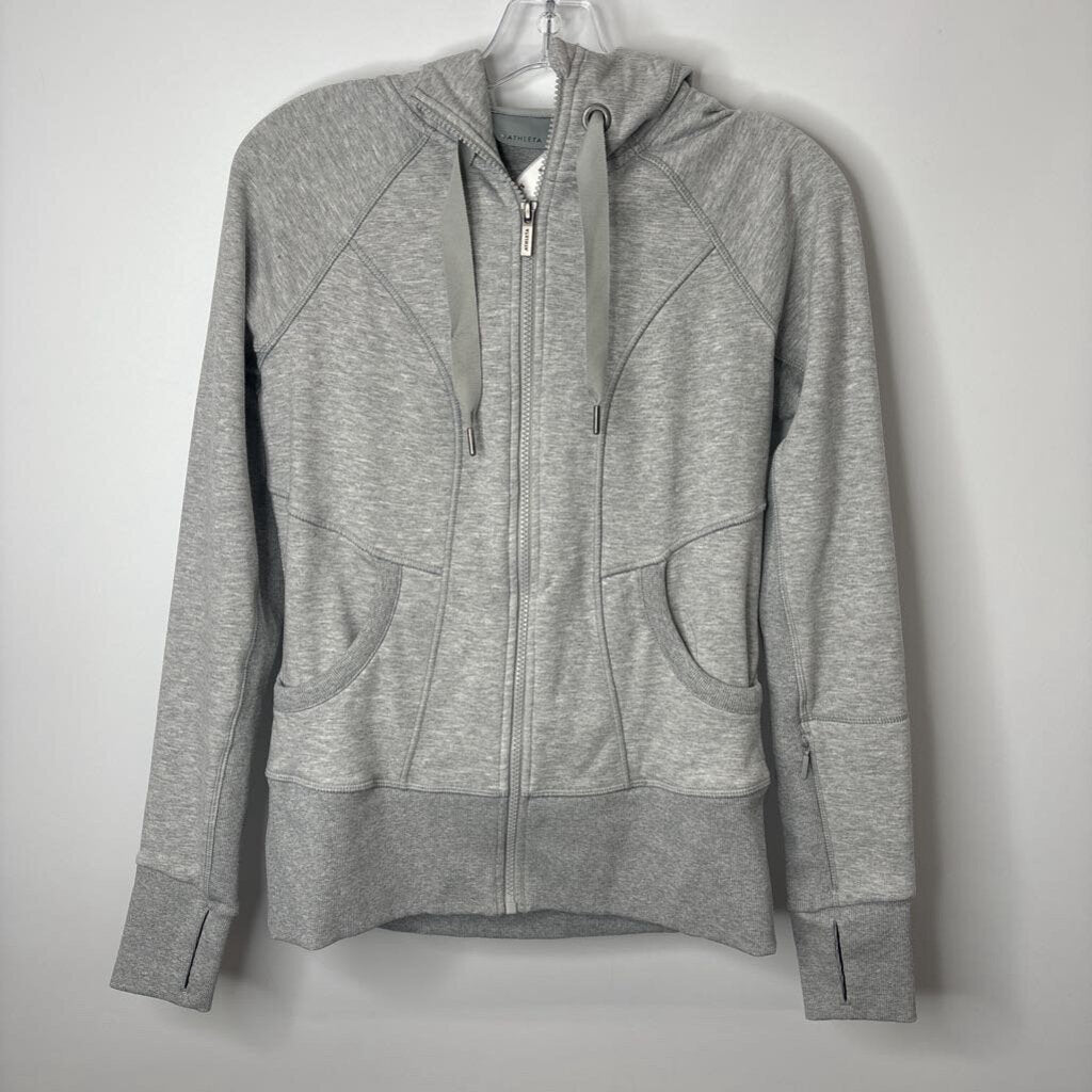 Athleta Athletic Tops S Gray