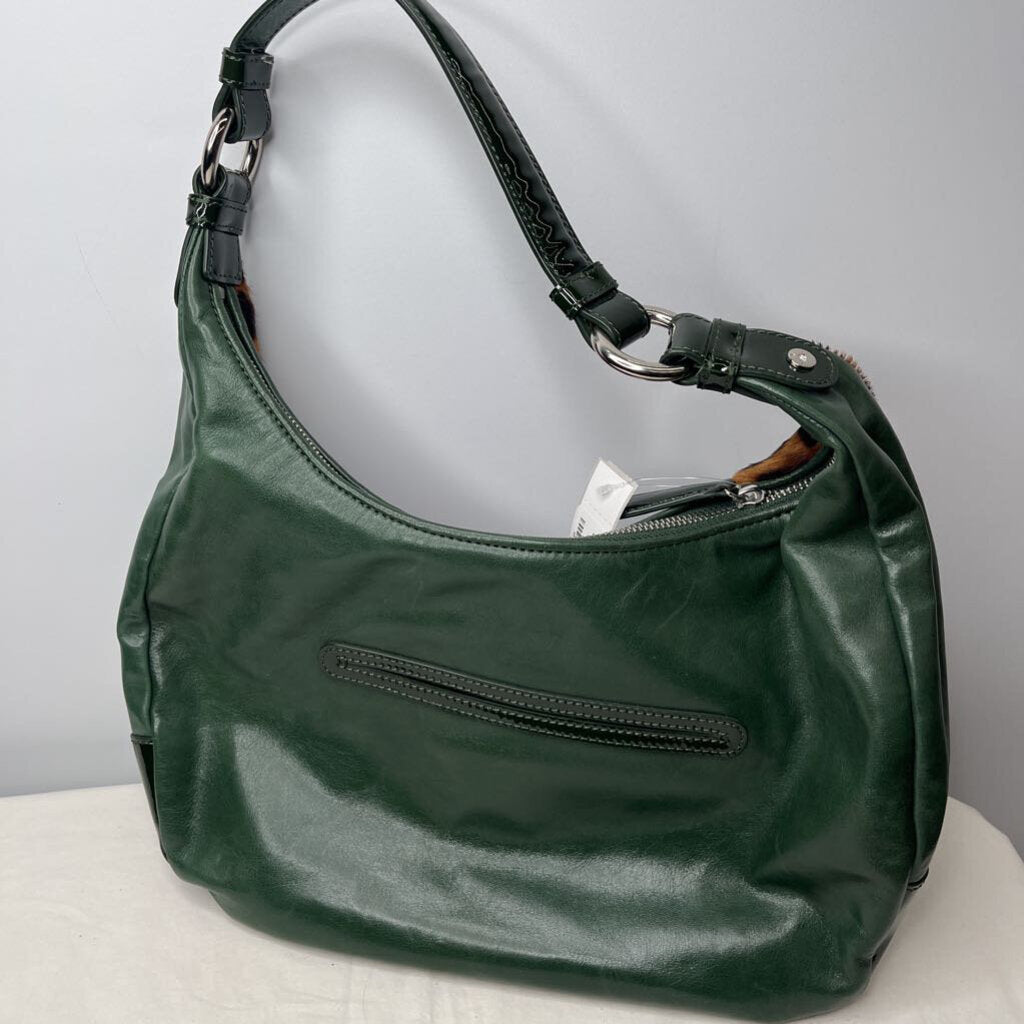 Purses Shoulder Bag Green/Leopard