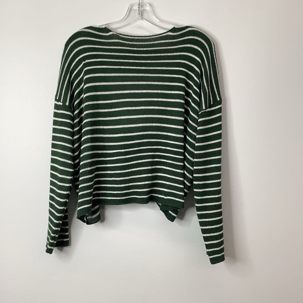 She&Sky Sweater L Green/White