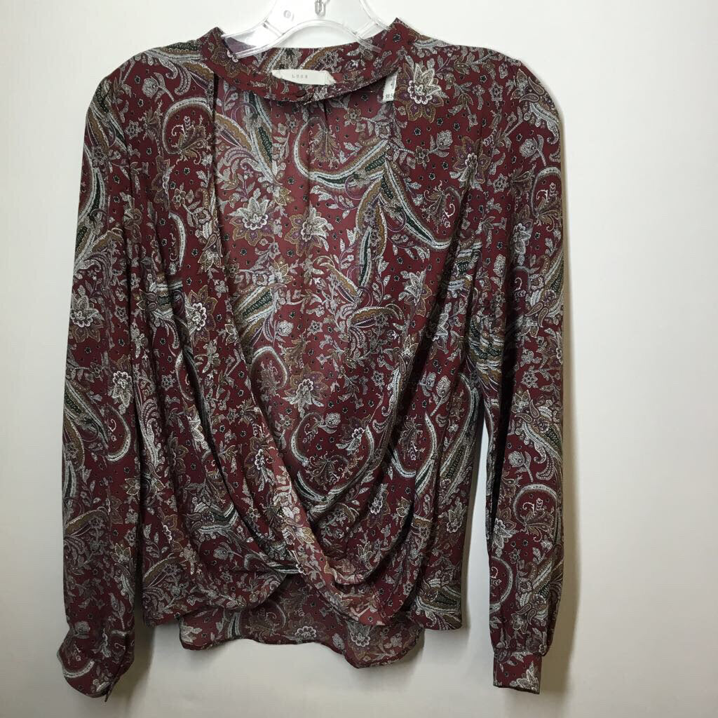 Lush Long Sleeve XS Red/Multi