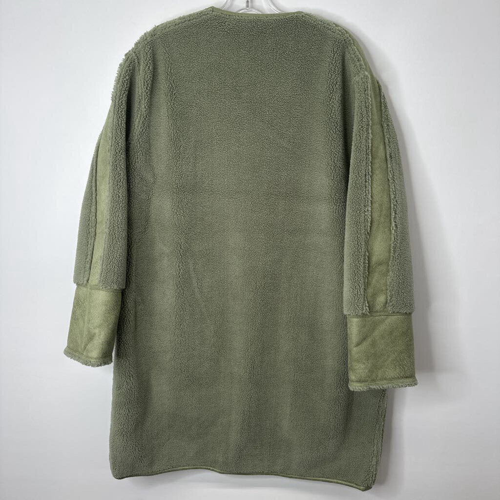 Outerwear S/M Green Fleece/Suede