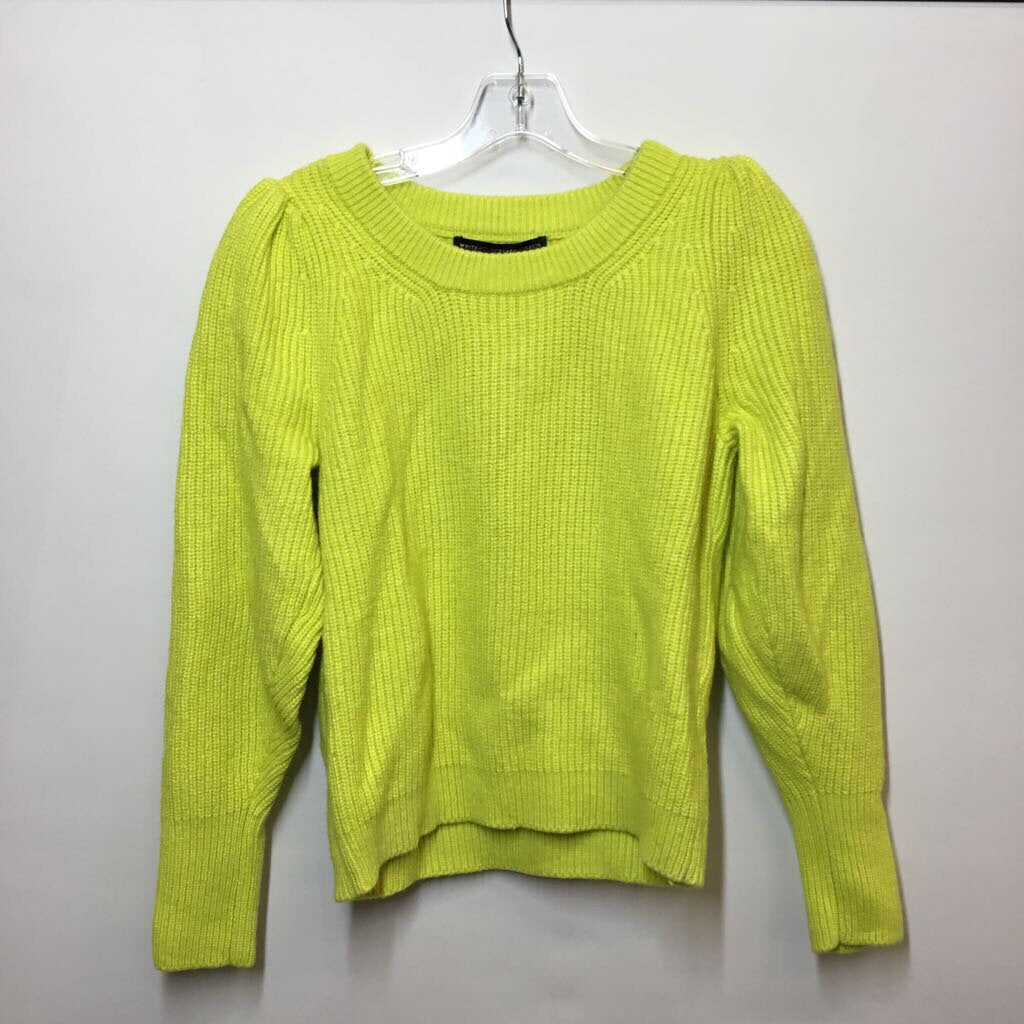 White House Black Market Sweater M Neon