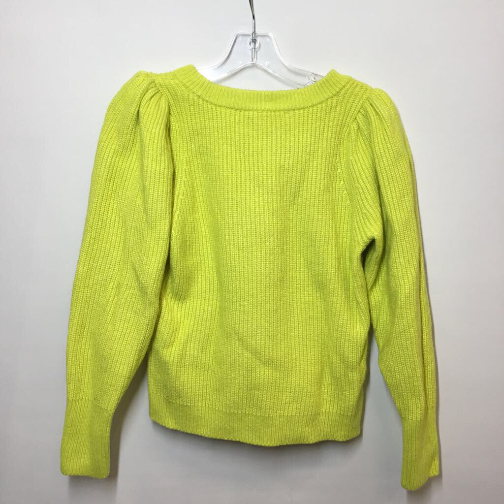 White House Black Market Sweater M Neon