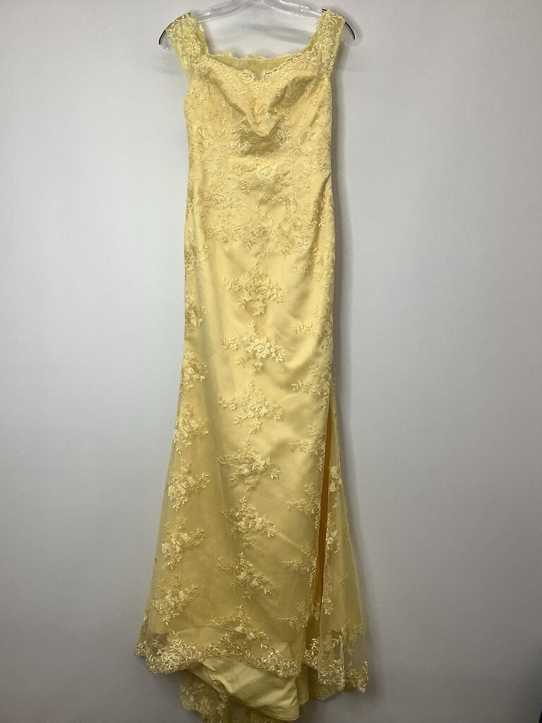 No brand Prom Dress S/M Yellow Lace