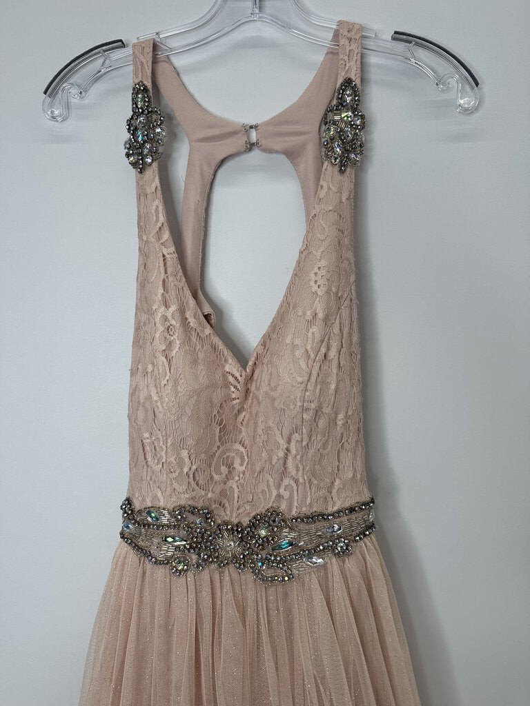 City Triangles Prom Dress 9 Blush