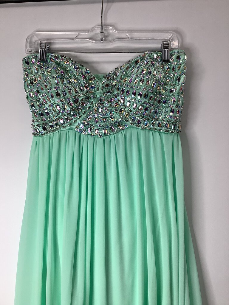 Sequin Hearts Prom Dress 9 Mint