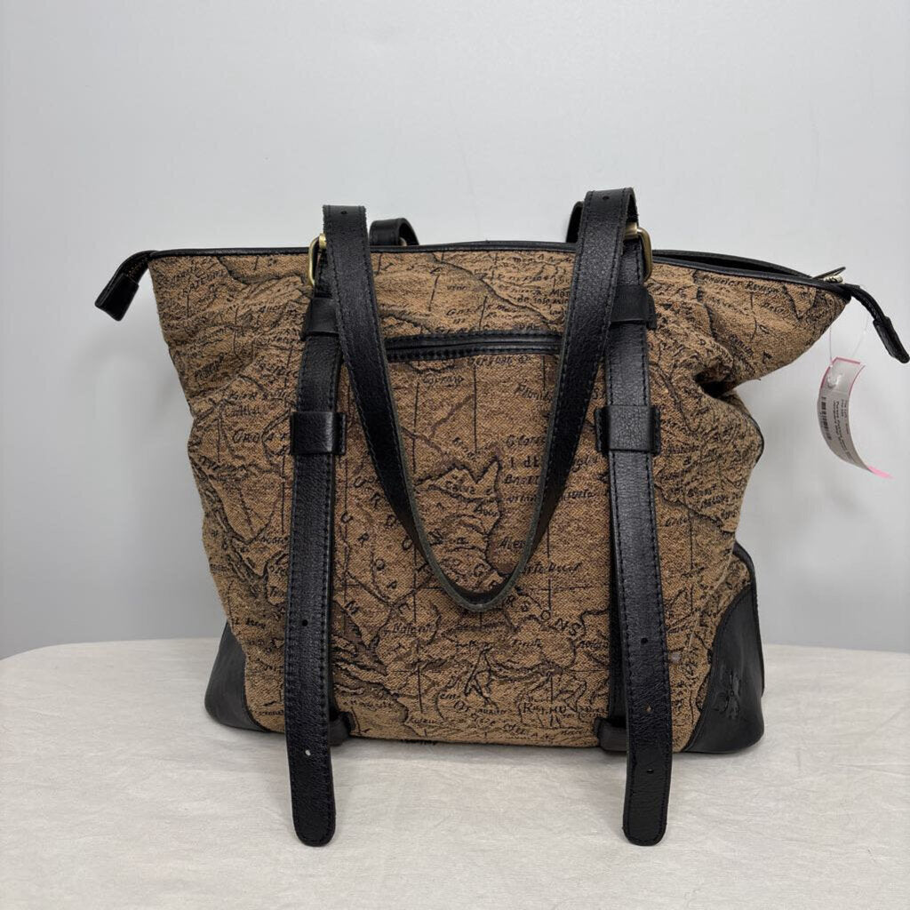 Patricia Nash Purses Brown Map