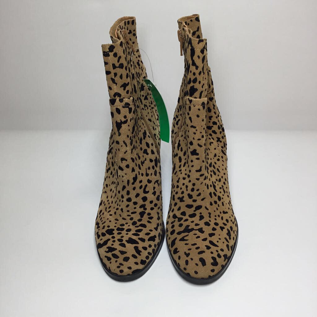 Talbots Boots 8 Brown Animal Print