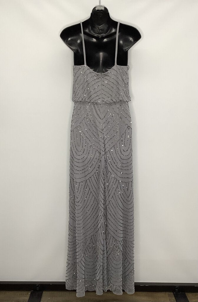 Adrianna Papell Prom Dress 4 Gray