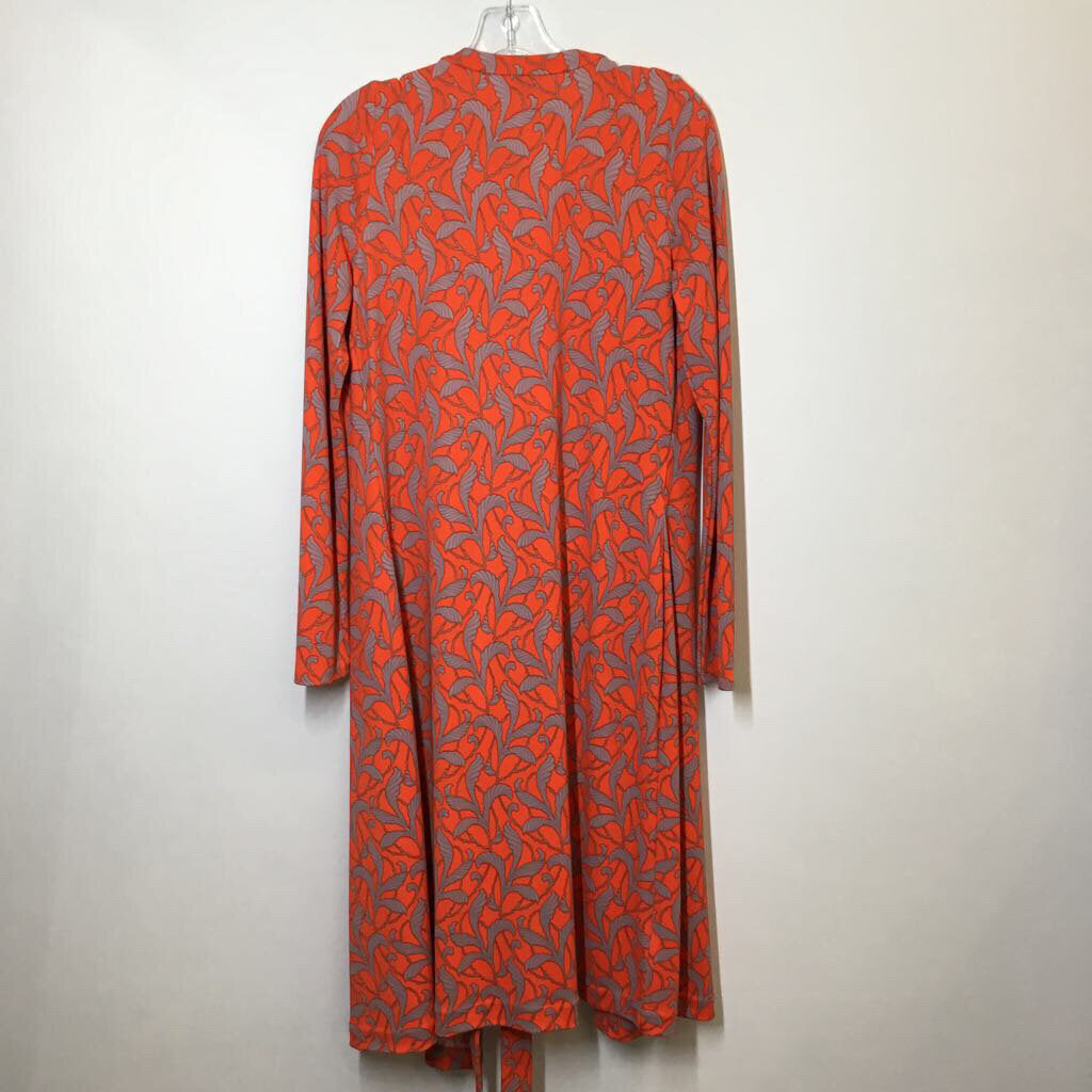 Ann Taylor Dress M/10 Tall Orange/