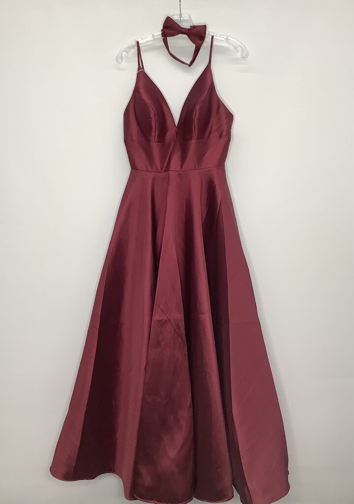 Stacey's Prom Dress M Burgundy