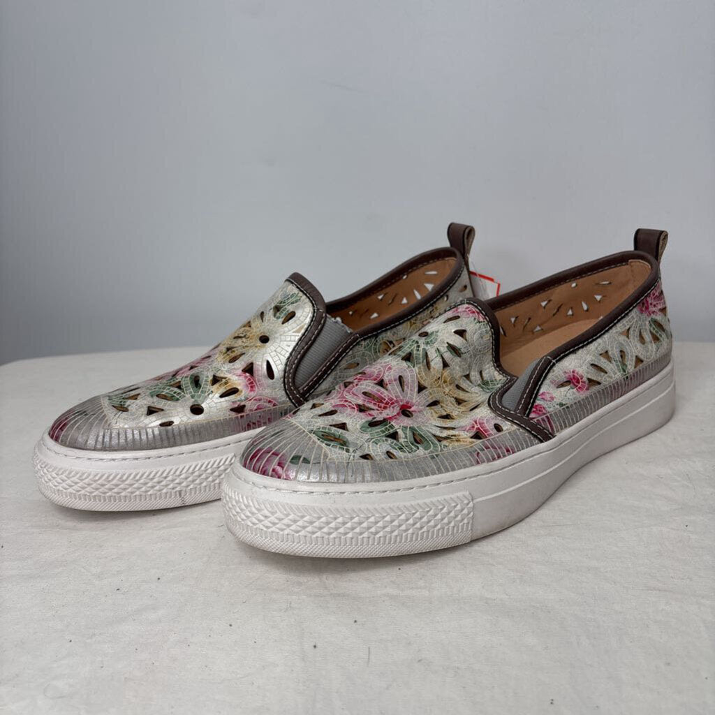 L'artiste Shoes 9 Cream/Pink/Green