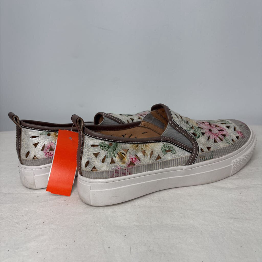 L'artiste Shoes 9 Cream/Pink/Green