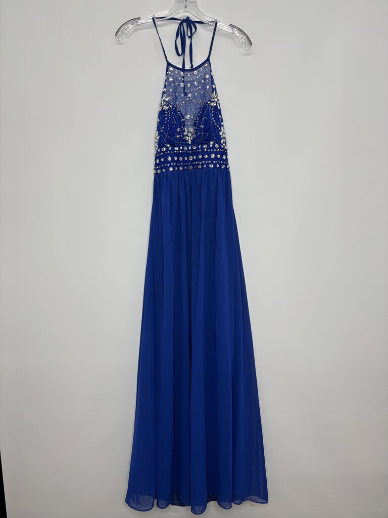 B. Darlin Prom Dress 5/6 Blue