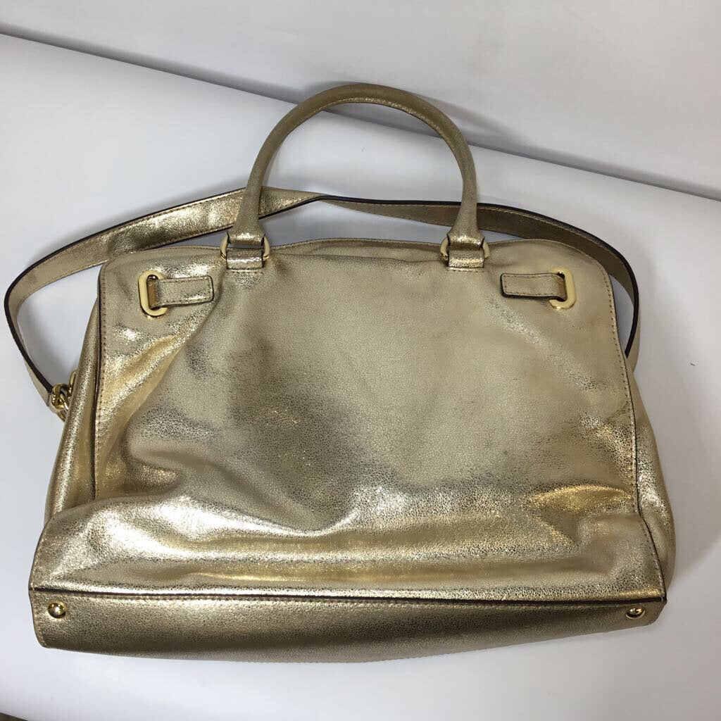 Michael Kors Purse Purses 10Hx14Lx4D Gold