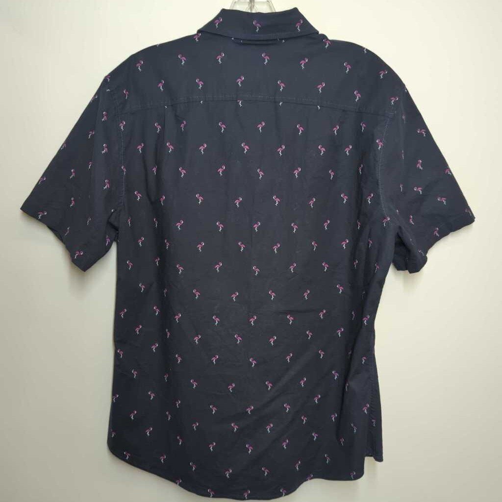 Goodfellow & Co Button Down Men's L Navy/Purple