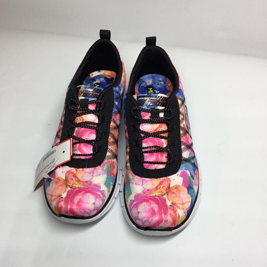Skechers Shoes 5.5 Floral/Black