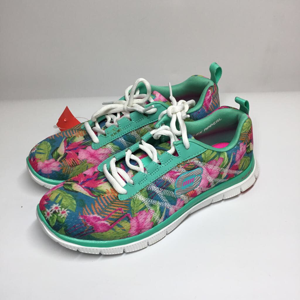 Skechers Shoes 6.5 Tropical/Teal