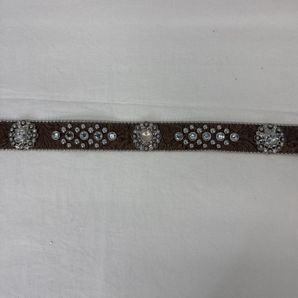 Belt S Brown/Rhinstone