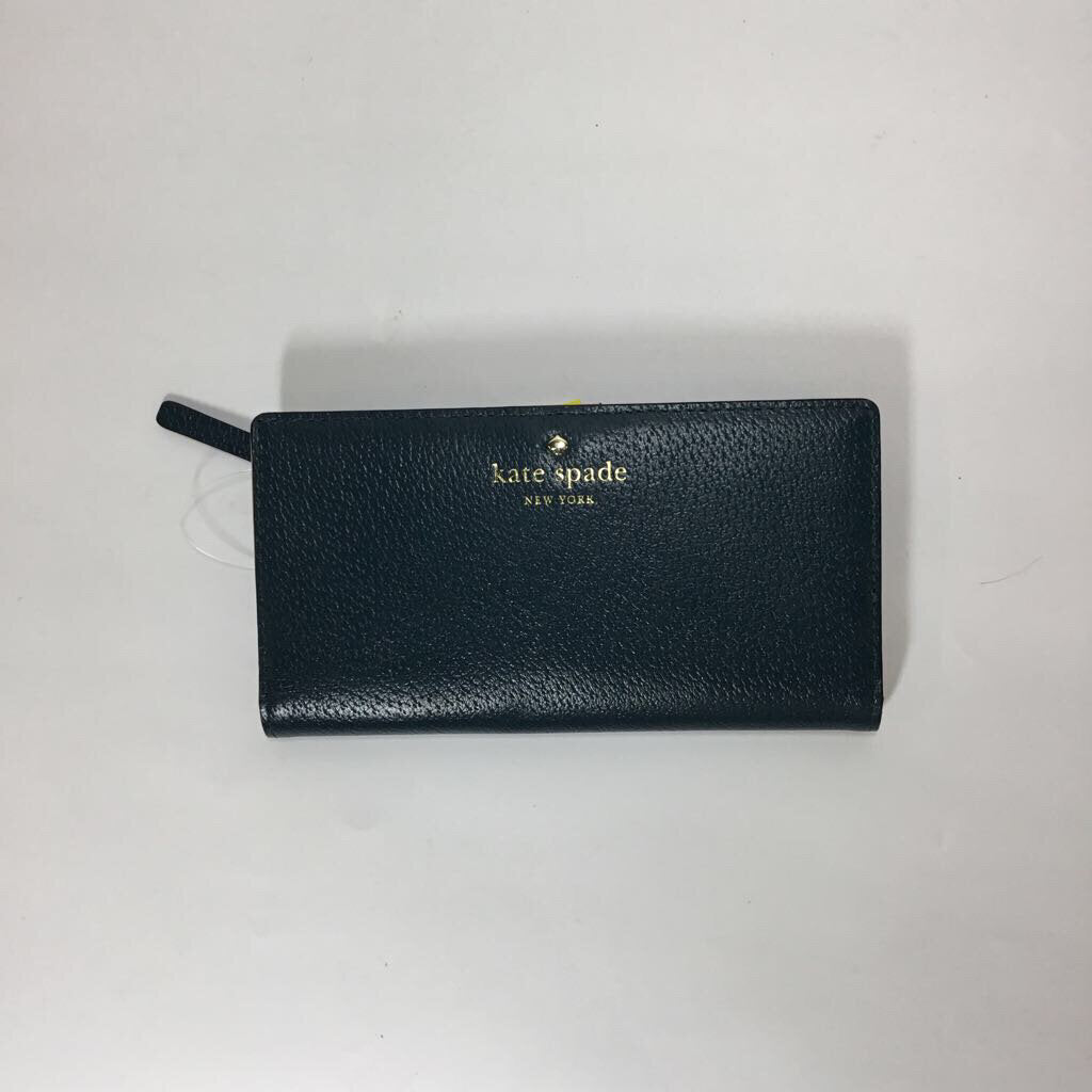 Kate Spade Wallet Dark Green/Gold/Tan
