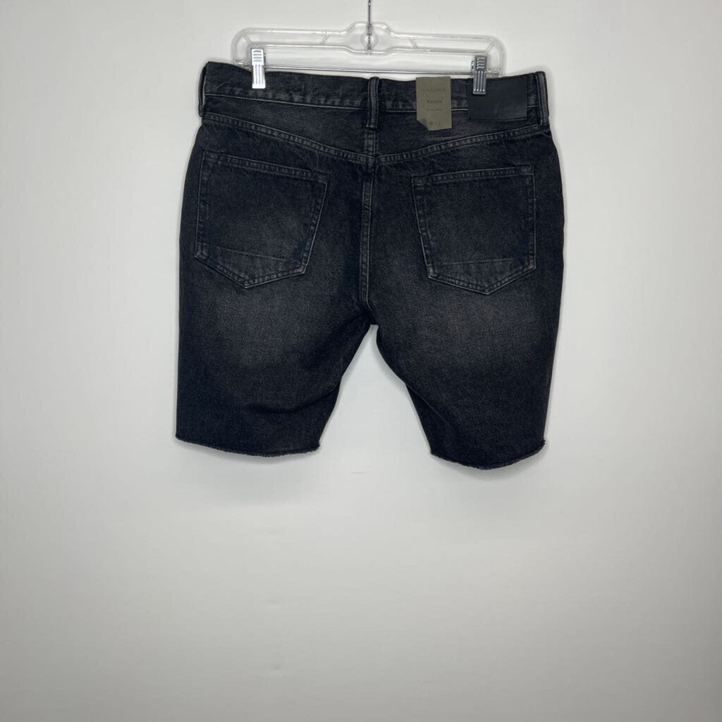 All Saints Shorts Men's 33 Black Denim