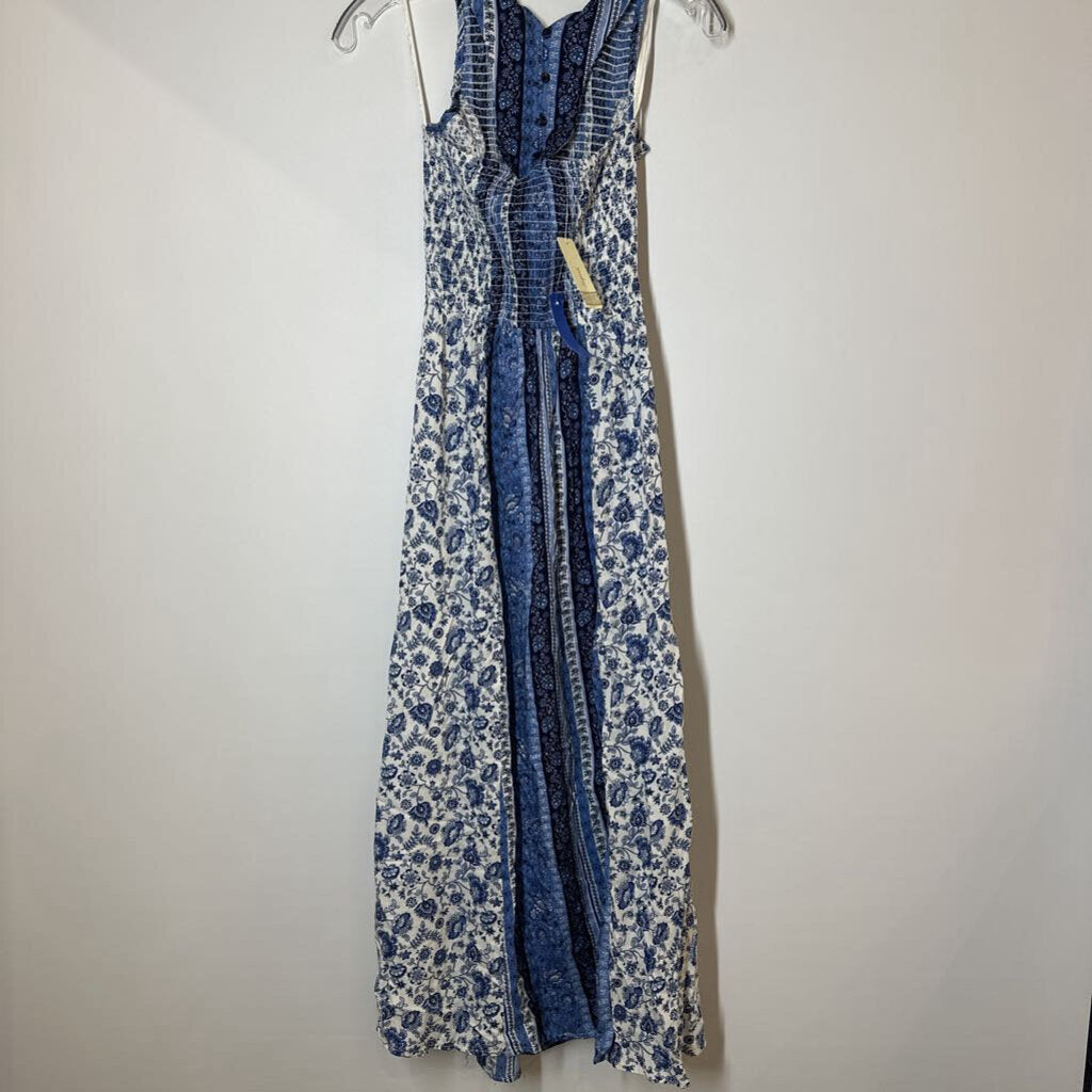 Japna Dress M Blue/White/Black