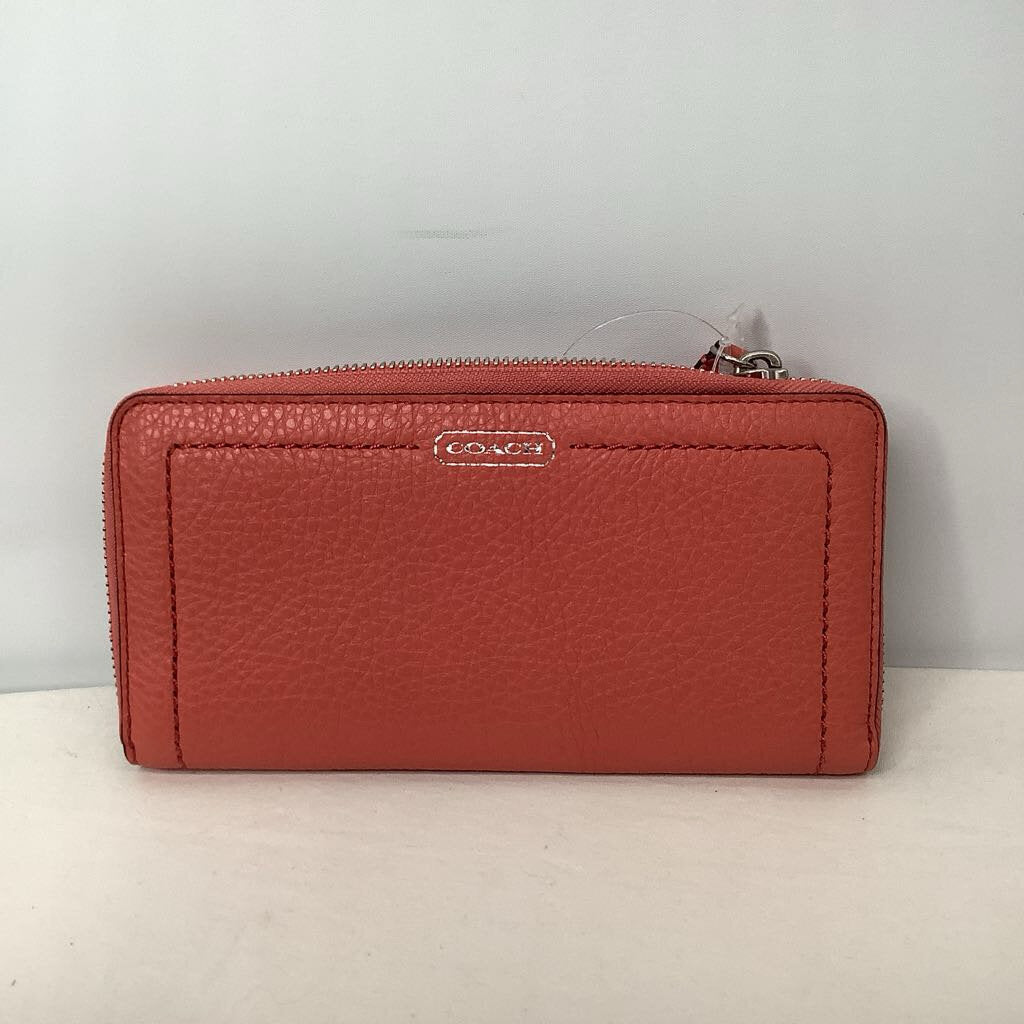 Coach Wallet Zip Around Tearose (Coral)