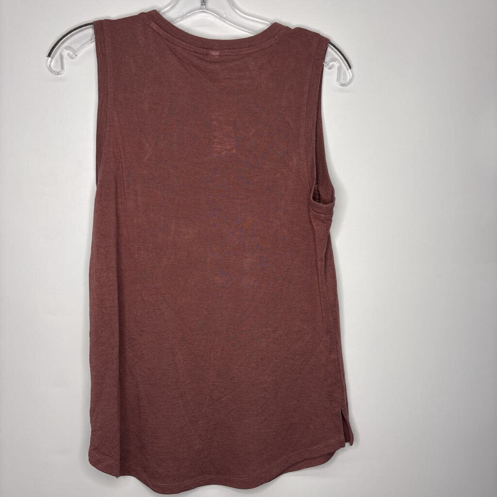Athleta Athletic Tops S Brown