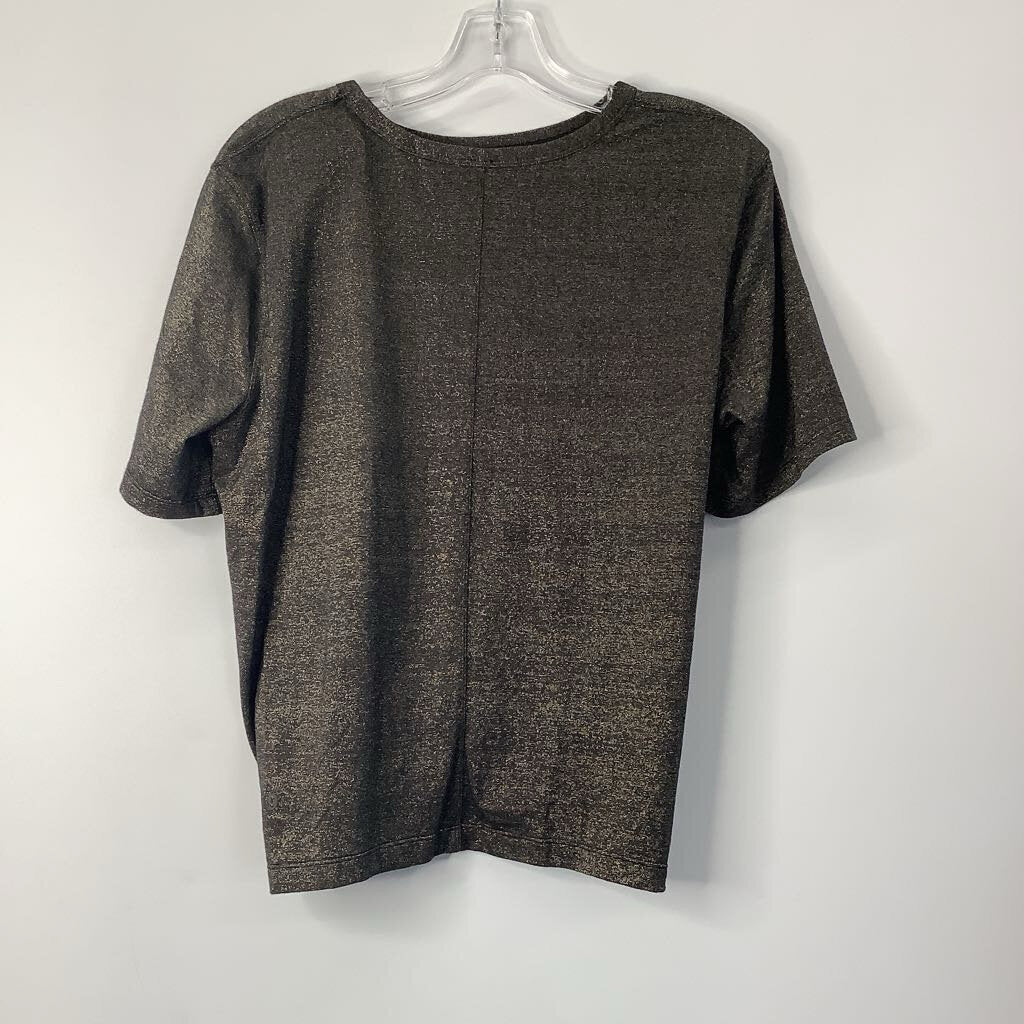 Lululemon Athletic Tops S Gold/Black