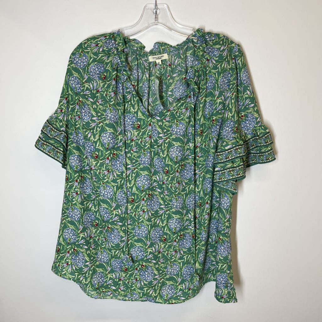 Max Studio Shirt 1X Plus Green
