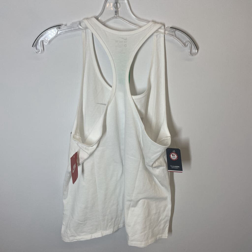 Nike Athletic Tops XL White