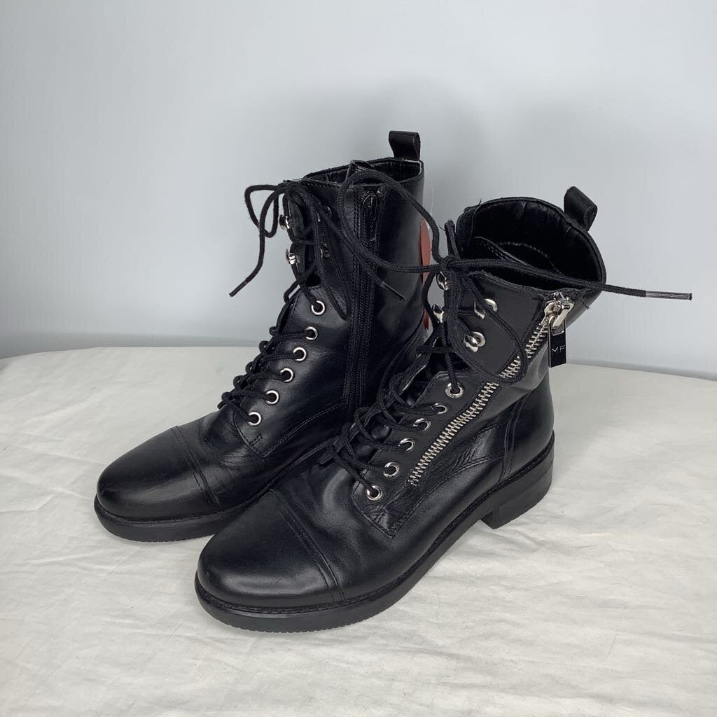 Marc Fisher Boots 6 Black/Silver