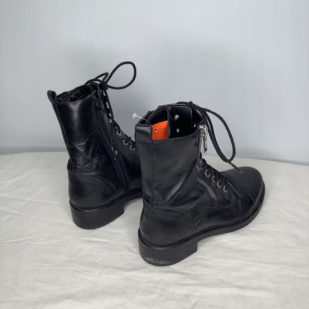 Marc Fisher Boots 6 Black/Silver