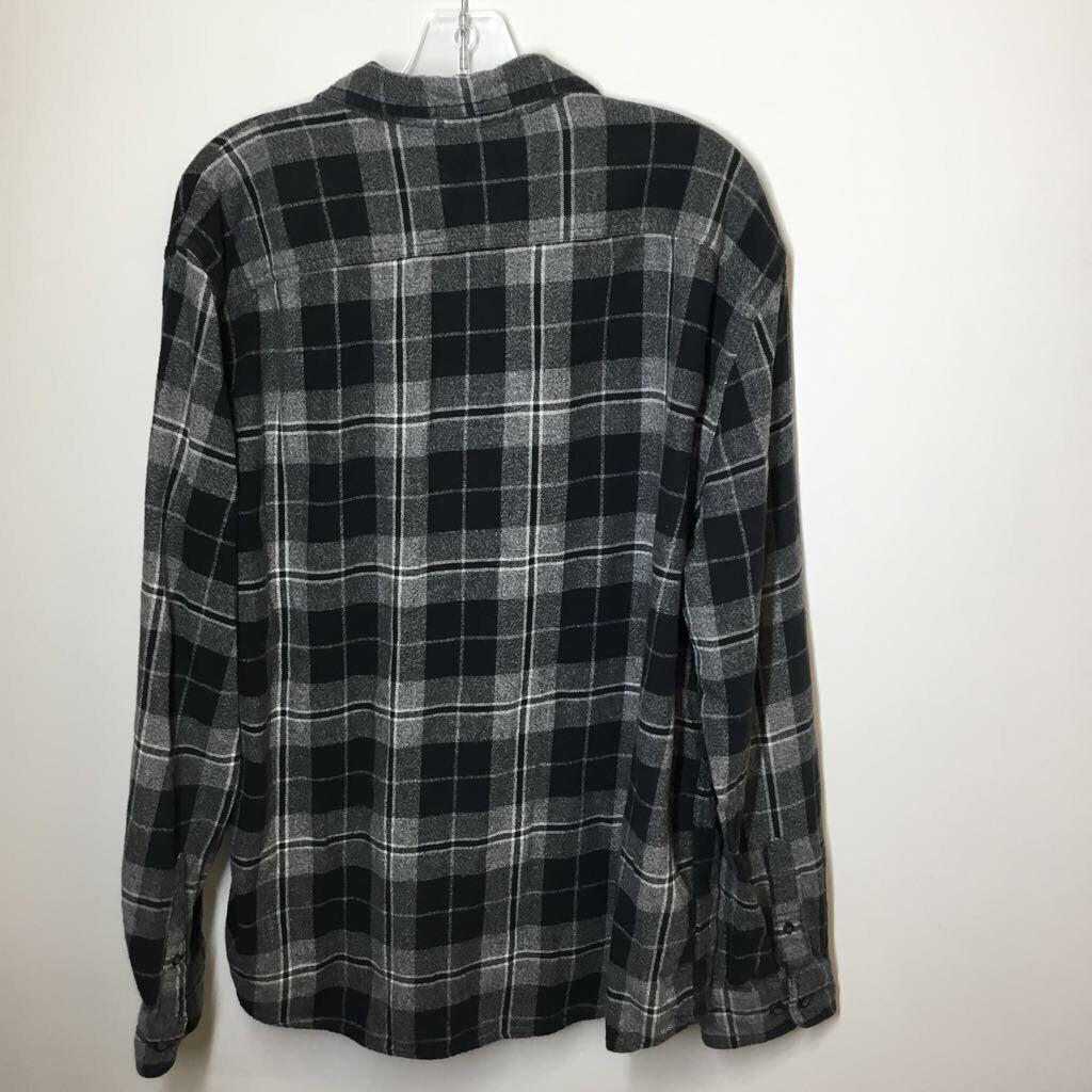 Sonoma Button Down Men's XXL Black/White
