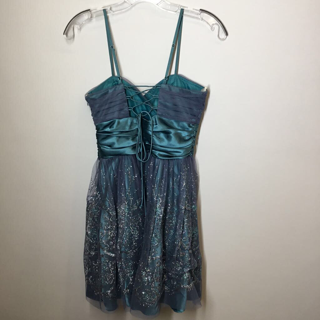 Morgan & Co. Homecoming Dress S Blue/Teal