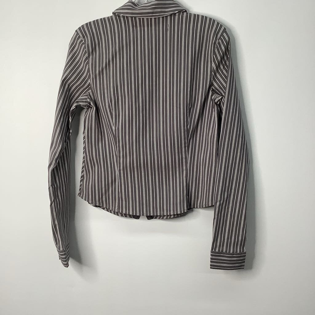 Silence + Noise Long Sleeve L Grey/White