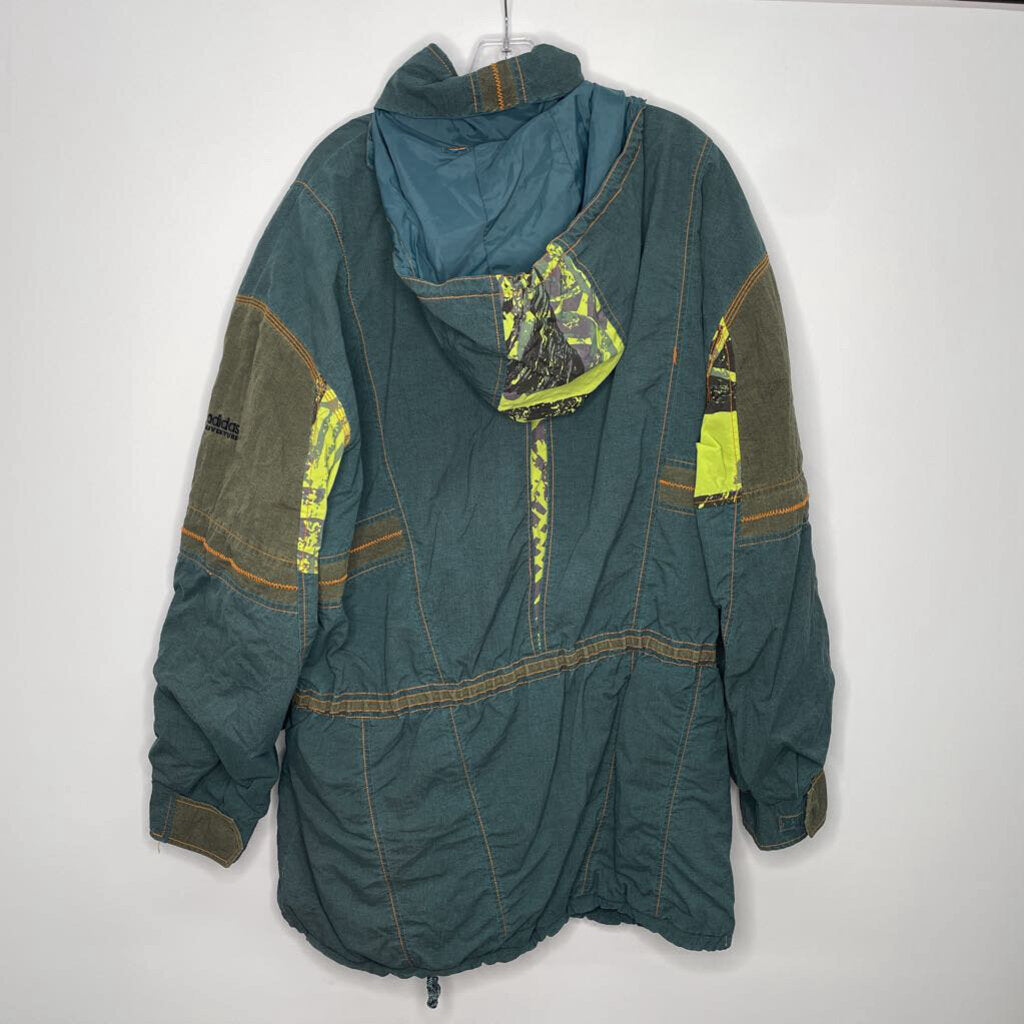 Adidas Outerwear Men's M Blue/Green/Orange