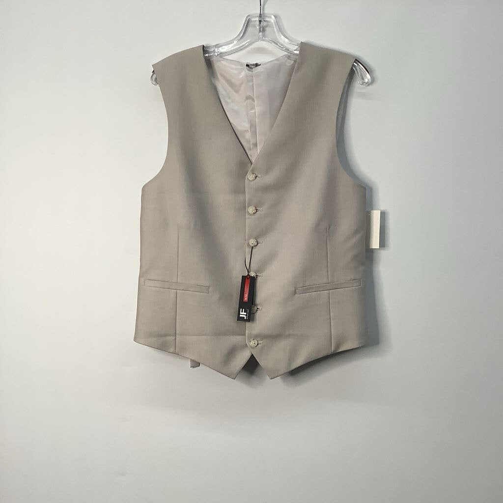 J. Ferrar Vest Men's L Tan/Cream