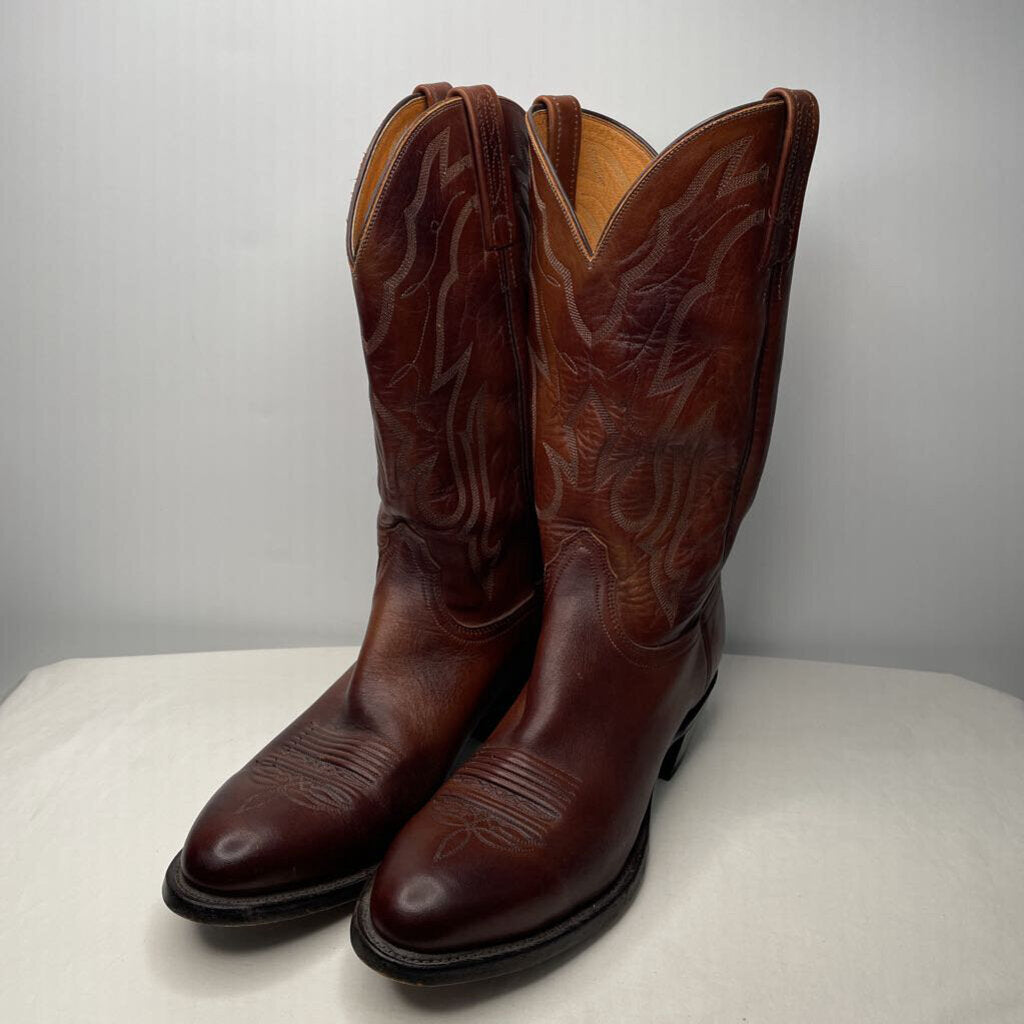 Lucchese Boots Men's 10 Extra Wide Brown