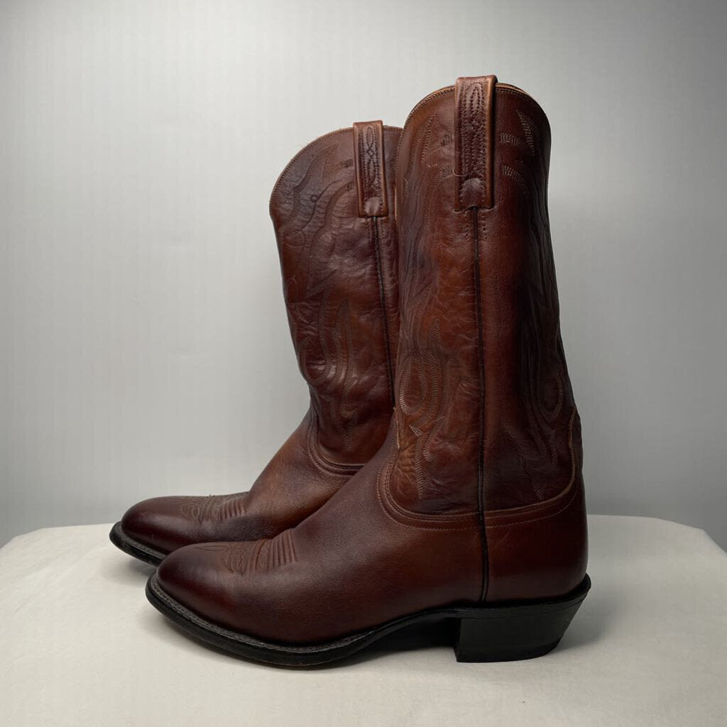 Lucchese Boots Men's 10 Extra Wide Brown