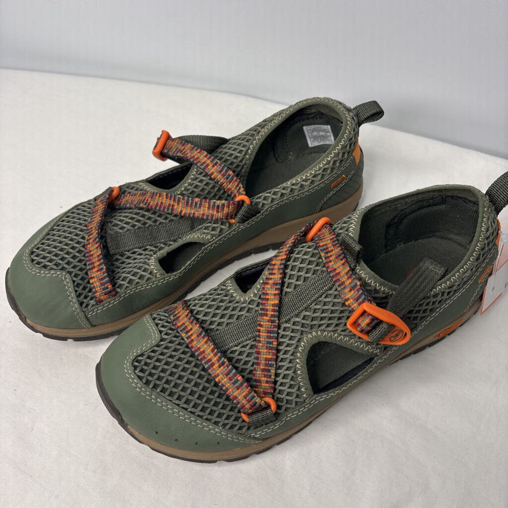 Chaco Shoes 6 Green/Orange