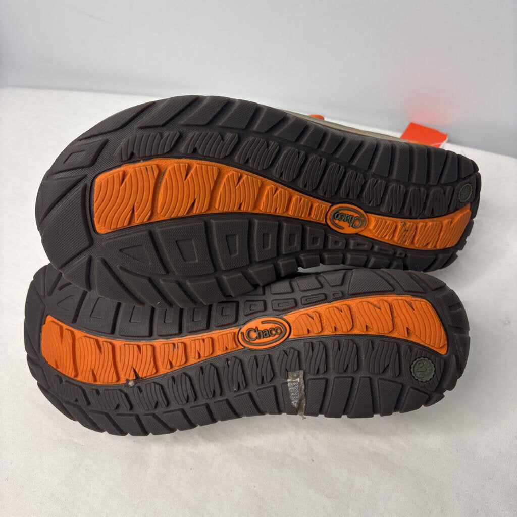 Chaco Shoes 6 Green/Orange