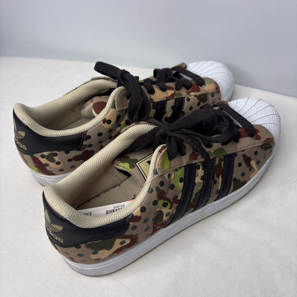 Adidas Shoes 9.5 Tan/Green/Brown