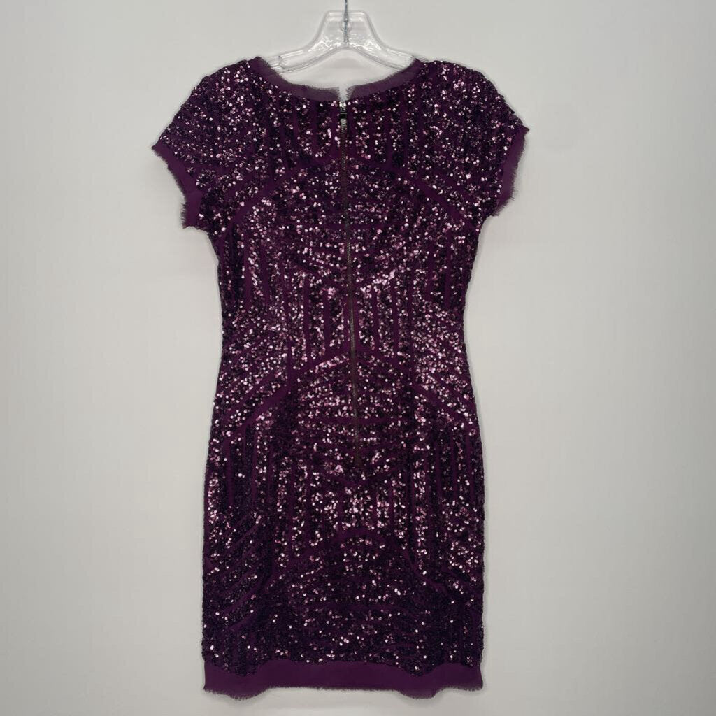 Vince Camuto Homecoming Dress S(4) Purple Sequins